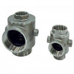 Federbelastetes 5-Wege-Rückschlagventil aus Edelstahl - detail 1