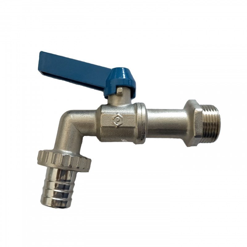 Ball tap with hose connection hoofdafbeelding