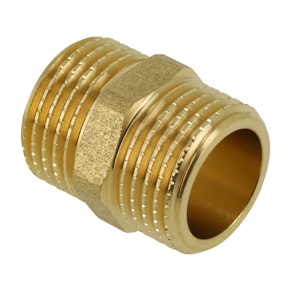 messing draadnippel buitendraad